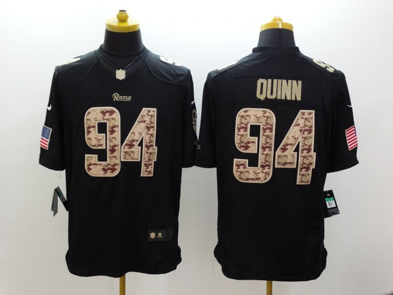 Men's Los Angeles Rams Robert Quinn #94 Black Jersey